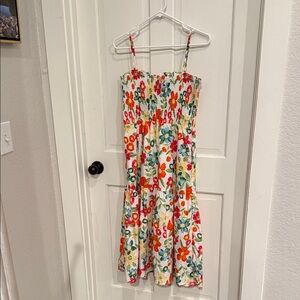 Floral Sundress with Colorful Flowers
